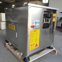 Machine à découper le poisson sur mesure de 1,5 mm d'épaisseur, machine à fileter le poisson frais et congelé automatique de 1 kW, trancheuse à viande 280 pièces/min