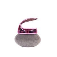 Best-seller Pinceau pour timbre à poudre libre à tête de champignon végétalien pour visage et corps Pinceau multifonctionnel pour poudre de cou