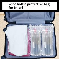 Sac à colonnes d'air OEM personnalisé pour bouteille de vin, emballage gonflable PE+PA, vente en gros, directement de l'usine