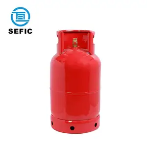 China manufacturing 15kg 12.5kg lpg / propane / butane gas cylinder / tank / bottle