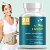 Capsules Détox Nettoyantes OEM/ODM/14 Jours : Complément pour le Nettoyage Intestinal, Pilules et Capsules pour le Nettoyage du Côlon