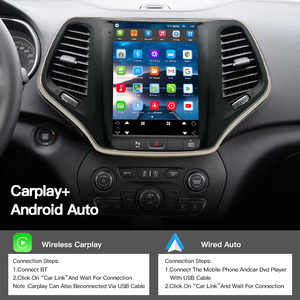 Autoradio HFMidia 10,4 pouces avec écran vertical, multimédia vidéo, compatible CarPlay sans fil pour JEEP Cherokee 2016-2019 - Product Image 4