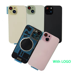 Vetro Posteriore con Cornice, Piastra Metallica e Anello Magnetico Integrati per iPhone 15 - Ricambi per Riparazione Telefoni Cellulari - Product Image 6