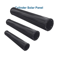 Panneau solaire personnalisé 18v 24v 50W 100w 200w Panneau solaire photovoltaïque cylindrique Module solaire rigide pour lampadaire solaire Kit de surveillance CCTV