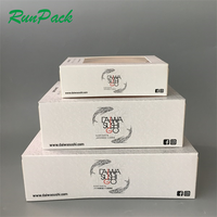Emballage de boîte à pâtisserie de beignet de gâteau en papier de carte imprimée de logo personnalisé Boîtes à emporter écologiques de qualité alimentaire pour boulangerie