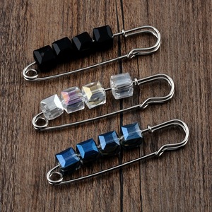 Comércio Exterior Design Moda Cristal Broche Brasão Pinos Acessórios Vestuário Fabricantes Atacado Jóias - Product Image 2