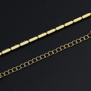 Cadenas de tenis de acero inoxidable chapadas en oro, regalos de moda para mujer con logo, gargantilla al por mayor - Product Image 4