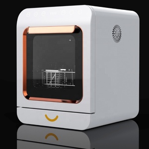 Lave-vaisselle de comptoir portable avec fonction de séchage PTC 360. Mini Lave-vaisselle de Table à Double Bras de Pulvérisation Brk-kt16 - Product Image 1