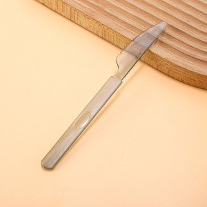 Phong cách Mỹ 7 inch cá nhân bao bì PS nhựa thiết lập dao kéo dùng một lần dao kéo Kit nhựa dao nĩa và muỗng cho Đảng - Product Image 3