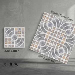 Carreaux de sol en céramique numérique givrée 30x30cm, effet gaufré, design texturé en porcelaine de qualité supérieure - Product Image 3