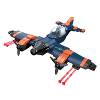 COGO 3 en 1 Série d'avions créatifs et transformables Blocs de construction Construction d'avions Briques éducatives pour enfants Jouets