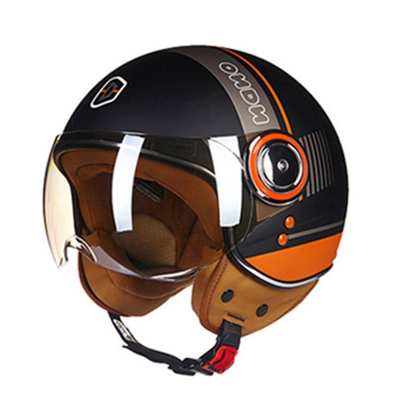 ลายทางใหญ่ สีดำด้าน/สีส้มไทเทเนียม