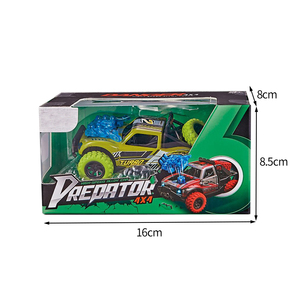 Modèle de voiture miniature 1:36 4x4 4WD avec éjection de la capote avant, lumière et musique, voiture en alliage métallique à tirer en arrière, tout-terrain pour enfants - Product Image 6