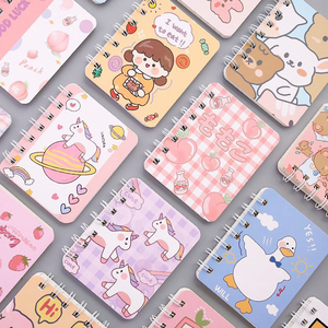 Khuyến mại A7 Kawaii Dễ thương Memo Pads văn phòng tùy chỉnh PU da từ Mini notepad Memo Pad biểu tượng tùy chỉnh in máy tính xách tay nhỏ - Product Image 4