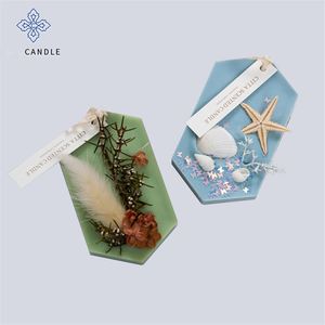 Z &amp; M casa decoración 100% <span class=keywords><strong>de</strong></span> cera <span class=keywords><strong>de</strong></span> <span class=keywords><strong>la</strong></span> soja Natural con flores secas aromaterapia cera <span class=keywords><strong>de</strong></span> coche colgando - Product Image 5