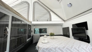 Fuera de la carretera Pop Top caravanas con ducha y aseo híbrido carretera <span class=keywords><strong>Caravana</strong></span> de la familia estándar australiano Offroad remolque Camper - Product Image 5