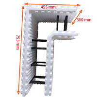 Blocs de mousse EPS haute densité pour coffrages isolants en béton (ICFs) pour la construction de villas modernes et d'ateliers - Écologiques