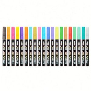 Artline Solid Multicolor Medium Point Art 20 Pcs <b>Colors</b> Glitter <b>Pen</b> Markers for Black Paper - Product Image 4