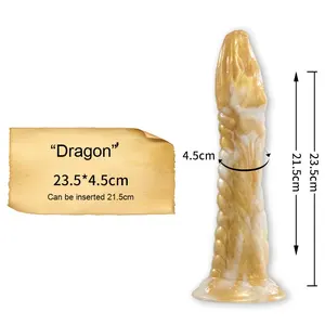 Dildo Alien Ekstra Besar 10 Kecepatan, Masturbator Wanita Silikon Realistis, Penis Palsu Elektrik dengan Remote Control, Sensasi Intens - Product Image 1