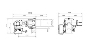 Vente chaude contrôlée par LFL1.333 DOWSON TB1LM TB2LM Brûleur à gaz industriel divisé pour pièces de rechange de chaudière à flux industriel - Product Image 6