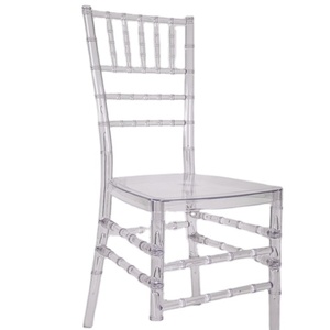 Crystal clear plastic Chiavari tiffany banquet weeding chair clear2