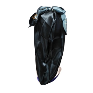 Durags personnalisés à faible MOQ avec logo imprimé, Durag en satin soyeux à longue queue pour femmes et hommes, cadeau promotionnel - Product Image 2
