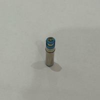 Prise audio stéréo 3,5 mm de haute qualité à 3 pôles avec isolateur bleu / Fiche TRS nickelée pour assemblage de câble d'écouteurs
