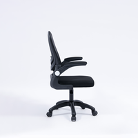 Repose-pieds pliable multifonction chaise de bureau en maille pieds muets en alliage d'aluminium chaise ergonomique en maille