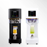 Machine de scellage semi-automatique électrique pour canettes en aluminium, réglable pour canettes de 250 ml, 330 ml, 500 ml, idéale pour les magasins de thé au lait et de jus
