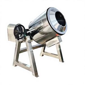 เครื่องคั่วแบบหมุนอัตโนมัติสำหรับอุตสาหกรรม ใช้กับแก๊ส LPG ทำจากสแตนเลส เหมาะสำหรับคั่วถั่ว เมล็ดกาแฟ  สำหรับโรงงานแปรรูปฟอยล์/พลาสติก - Product Image 1