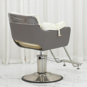 Silla de Barbero de Alta Calidad con Base de Acero Inoxidable, Color y Logotipo Personalizables, Silla de Salón para Barbería - Product Image 3