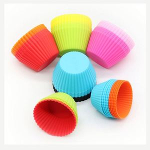 Outils de gâteau de logo personnalisé en gros 5 types de forme petit moule de cuisson de gâteau de tasse en silicone antiadhésif 100% de qualité alimentaire - Product Image 2