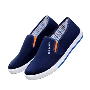 custom sneakers breathable no lace wear-resistant PVC zapatos trendy trendy casual fujian espadrilles canvas shoes