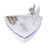 Appareil de beauté facial portable 2 en 1, vaporisateur d'oxygène pour le visage et microdermabrasion au diamant pour éliminer les points noirs