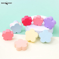 Beauty Planet Flower Mini Éponge pour les doigts Éponges cosmétiques pour le visage pour le nettoyage du visage Mini éponge de maquillage de marque privée