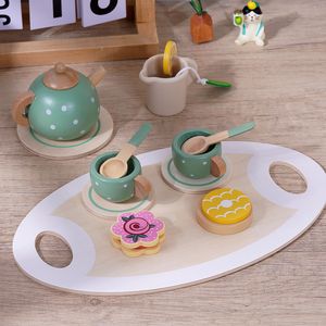 Service à thé en bois Fire Rat, style nordique, jouet de cuisine pour enfants de moins de 14 ans - Product Image 4