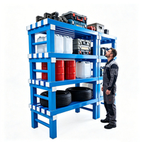 Großhandel Robuste Mehrzweck Rostfreie Wasserdichte PVC-Regale Ausstellungs- und Aufbewahrungsregal aus Kunststoff Schnelle Installation für die Garage