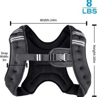 Gilet lesté de fitness pour hommes, idéal pour la course et l'entraînement, en néoprène, design sac de sable