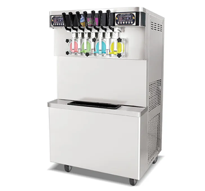 ขายดีเป็นเทน้ำเทท่า คุณภาพสูง แช่แข็งได้ รักษาความสดใหม่ 7 รสชาติ เครื่องทำไอศกรีมแบบนุ่ม/อัตโนมัติ/โยเกิร์ต - Product Image 2