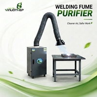 Purificateur de fumées de soudage mobile à bras unique, équipement de traitement des fumées de soudage, machine à fumées de soudage