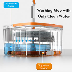 Sistema di pulizia rotante a 360° OKKiHOME con tecnologia integrata di separazione acqua, mantiene separati acqua pulita e sporca - Product Image 2
