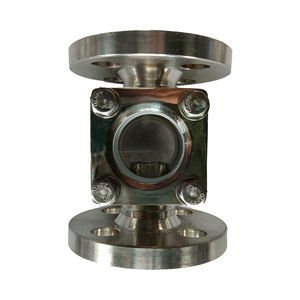 Alta temperatura Manual Fluxo Válvula Vista Vidro Indicador Duplo Janela Vista Vidro com SS Flange para Mídia Quente - Product Image 6