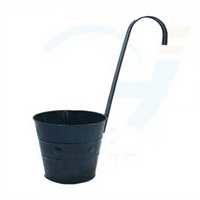 Pot de fleurs mural en métal coloré de 0,5 gallon