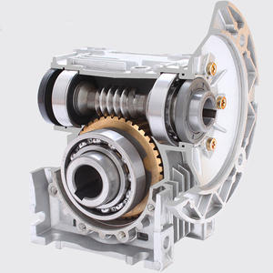 Caja de cambios helicoidal tipo RV Series 025-150 de alta relación, placa de aluminio/acero montada Flexible, instalación Universal, hierro fundido para - Product Image 1
