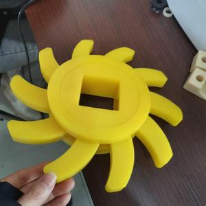 Rouleau à doigts en PU résistant à l'usure, dureté Shore 90A, taille et forme personnalisées, pour batteuse agricole, tamiseur <span class=keywords><strong>de</strong></span> sol autonettoyant, certifié ISO 9001 - Product Image 1