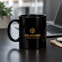 Mug à café avec logo personnalisé, boîte cadeau rigide de couleur personnalisée, insert en mousse, événements de reconnaissance client, branding, vente en gros, ensemble de mugs