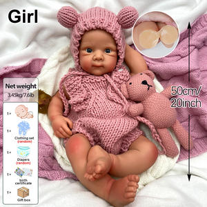 Muñecas Bebé Reborn de Silicona Ultra Realistas para Niñas, 20 Pulgadas, Bettie, con Peso y Pintadas a Mano para Comodidad y Coleccionistas - Product Image 4