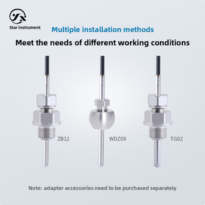 CWDZ02 プラチナ抵抗温度計 高精度温度センサー 液体・ガス・固体温度伝送器 OEM ODM IP68 - Product Image 2