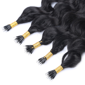 Extensiones de Cabello con Punta Nano de Alta Calidad de Fábrica, Cabello Humano Virgen Remy con Ondas Profundas, Cabello Brasileño Sin Procesar 10A - Product Image 3