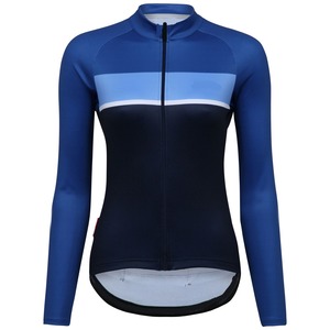 Ensemble de maillots de cyclisme en polaire thermique à manches longues pour femmes vêtements de vtt et de VTT pour l'<span class=keywords><strong>hiver</strong></span> nom de l'équipe OEM sur les vêtements - Product Image 2